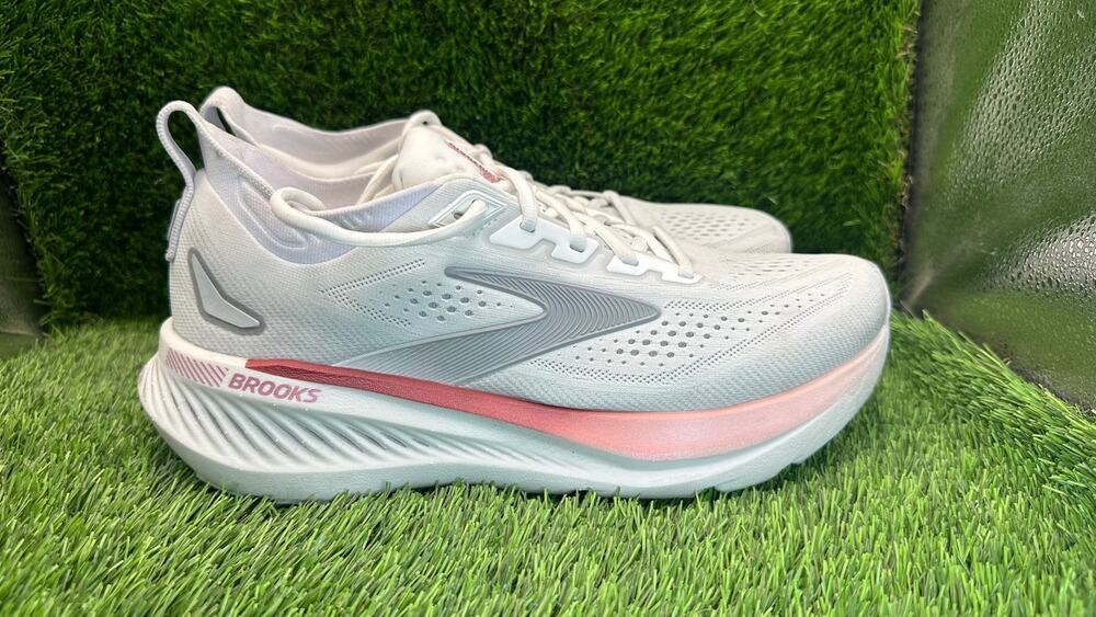 Brooks Glycerin GTS 23 1204921B133 Athletic Sneaker Women's 9.5B White Knit Gym